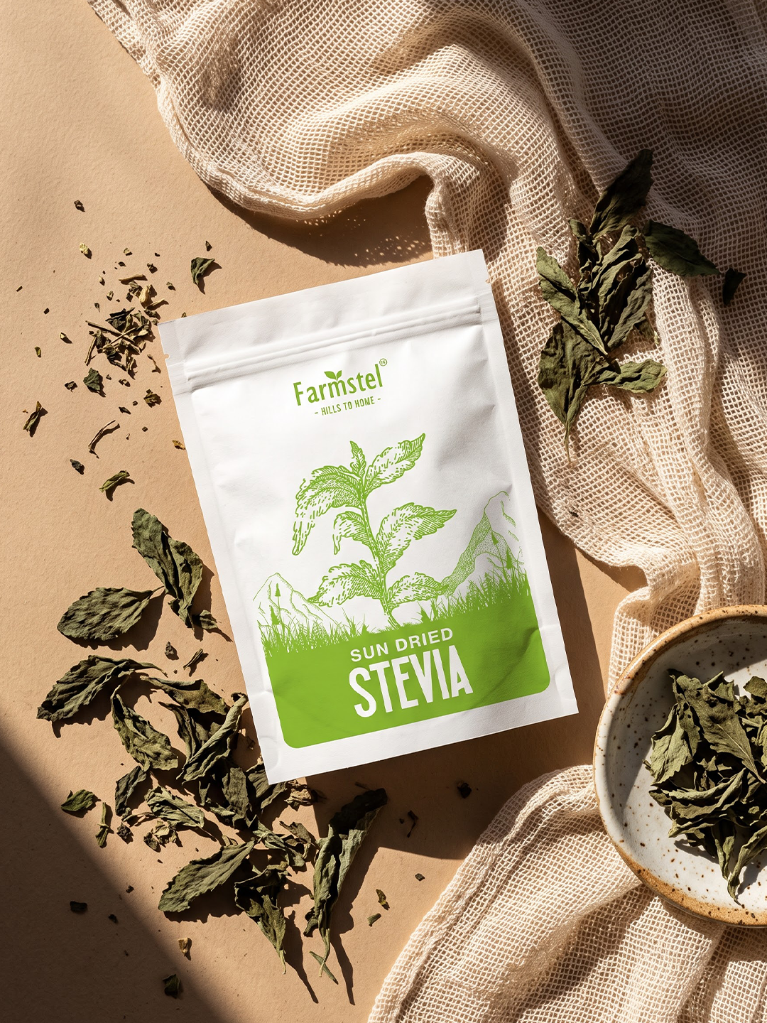 Sun Dried Stevia Leaves - Image 2