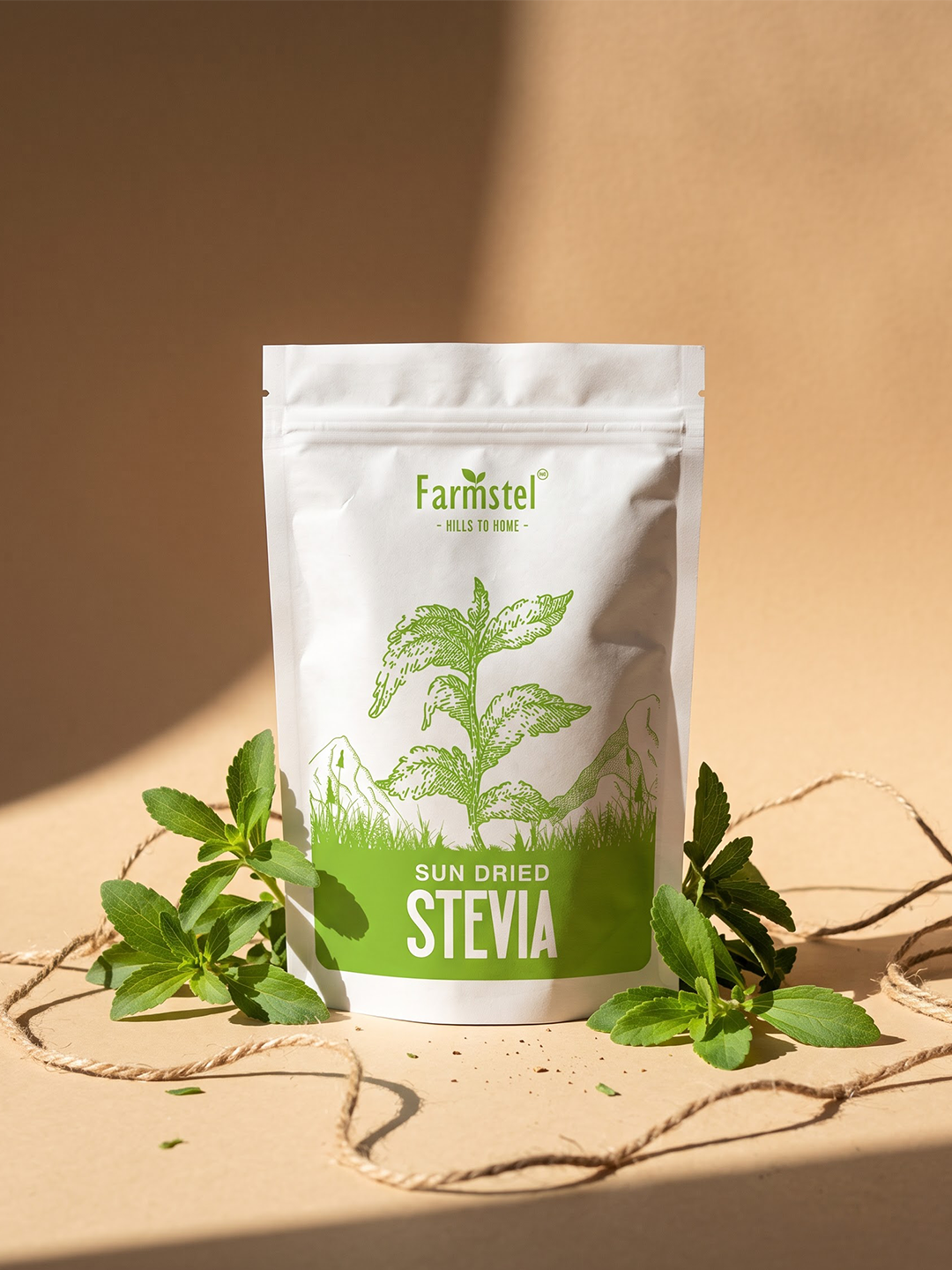 Sun Dried Stevia Leaves